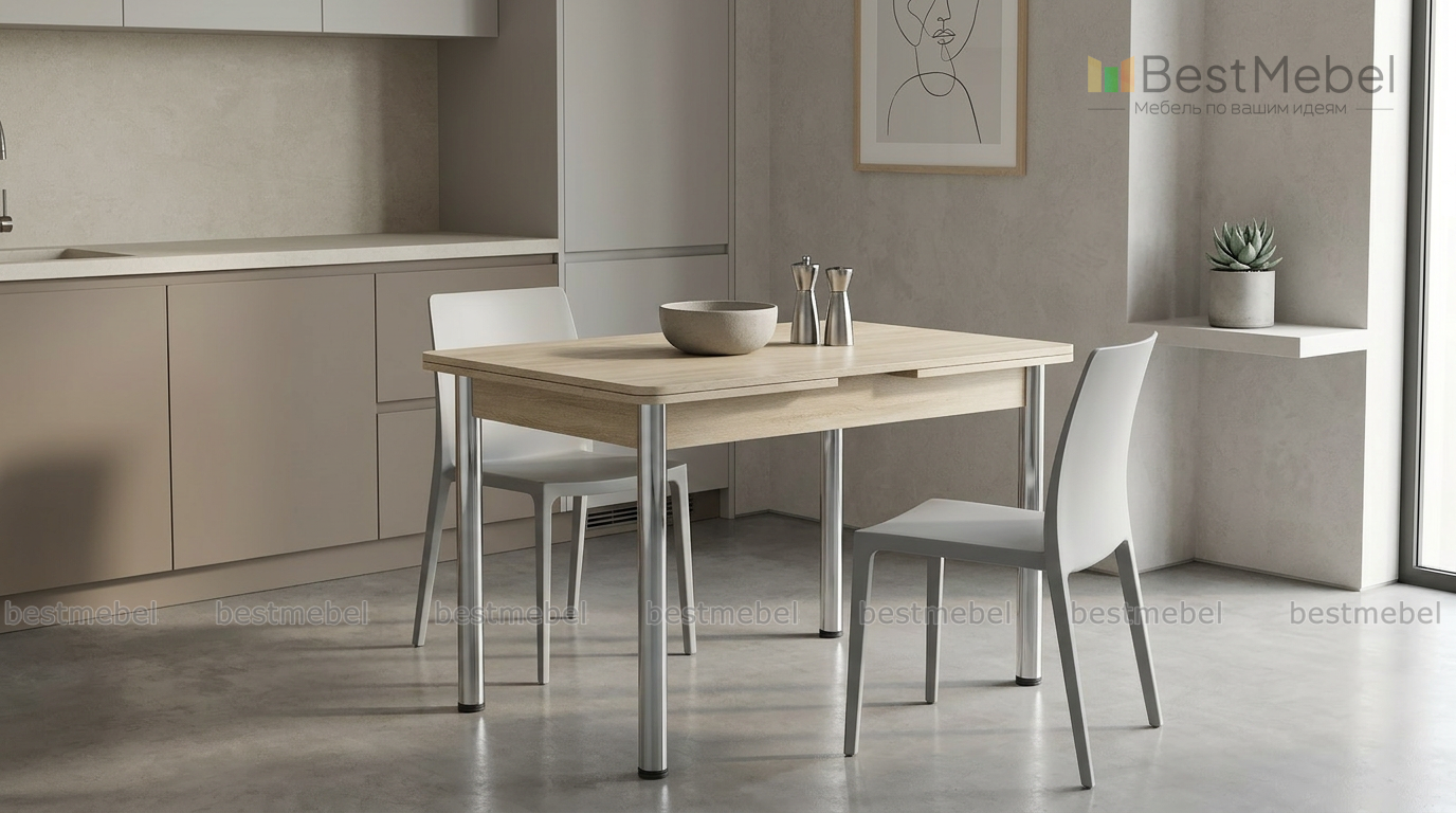 Кухонный стол Лион СМ-204.02.2 BMS