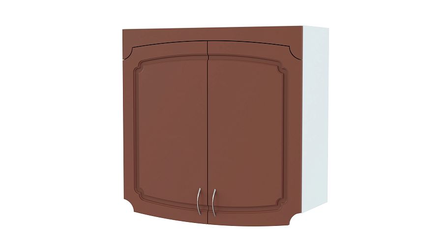 Эмилия шкаф навесной с полками 2 двери BMS - Фото