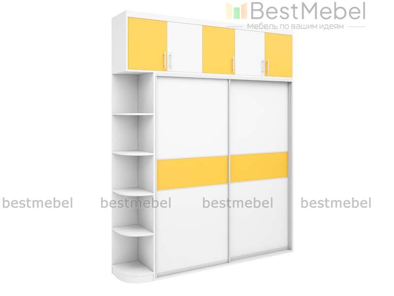 Шкаф-купе с антресолью Лайт 22 BMS - Фото