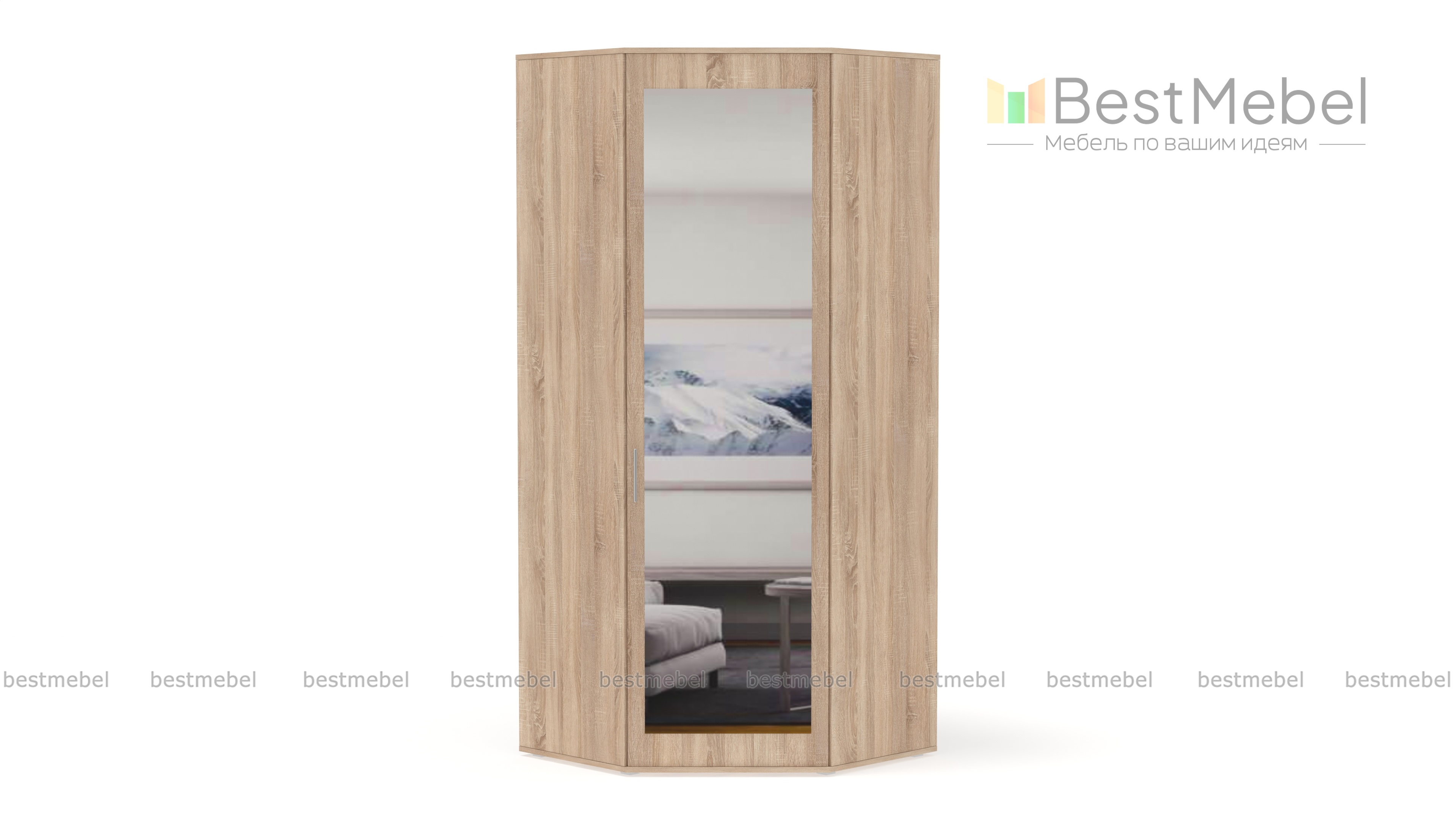 Шкаф угловой Остин BMS