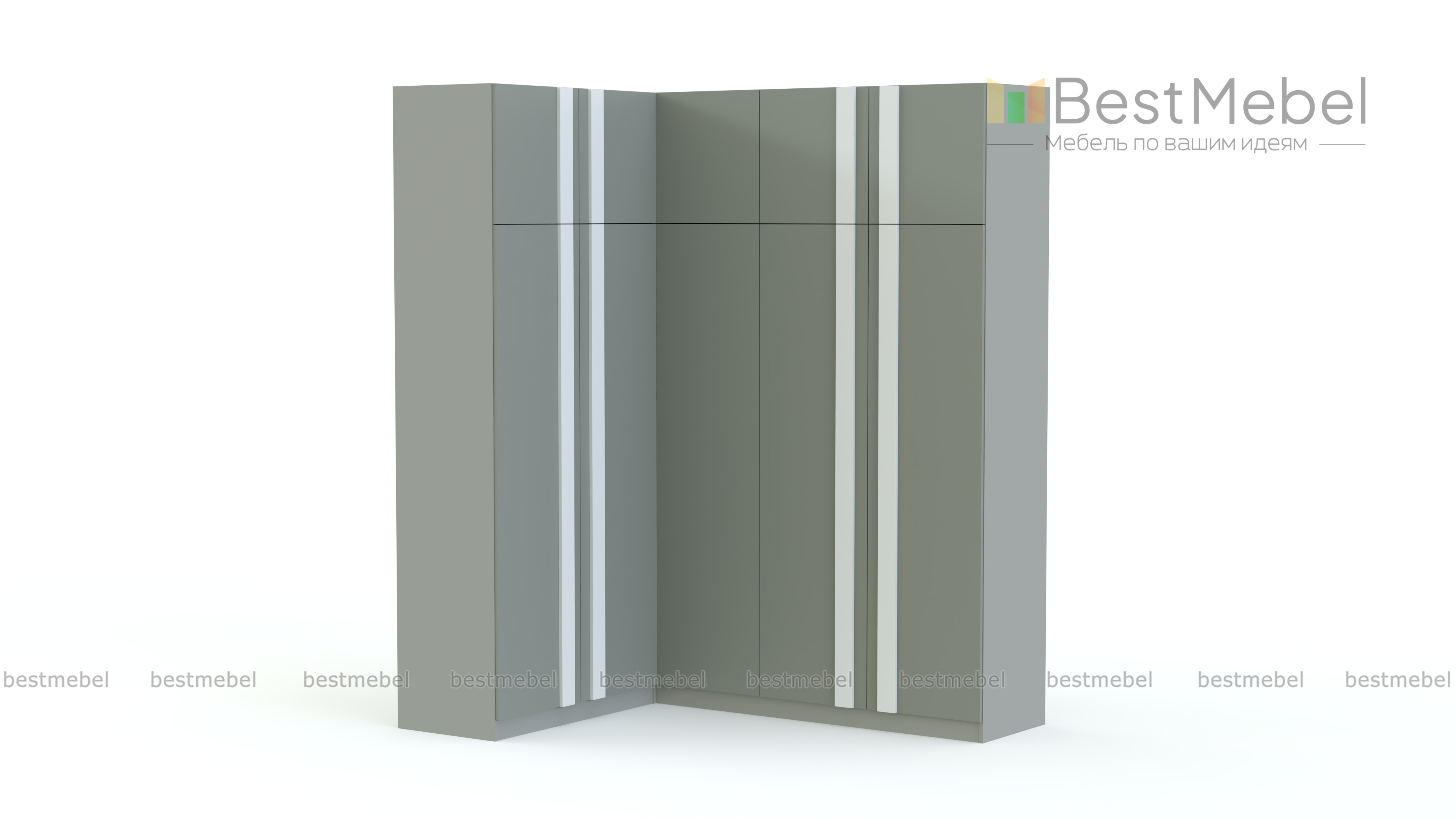 Угловой шкаф 15 Глянец BMS