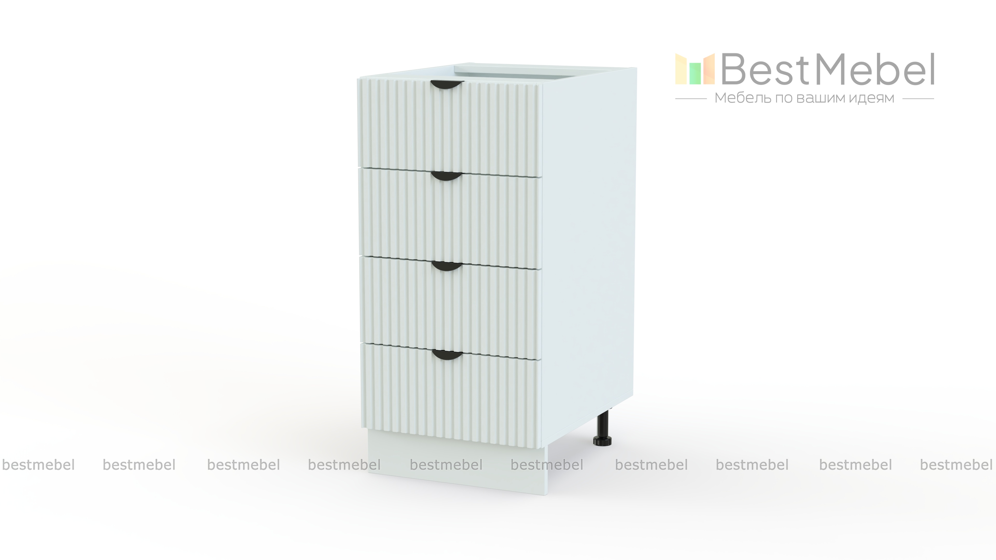 Шкаф нижний с 4-мя ящиками Альберт BMS