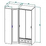 Схема сборки Угловой шкаф Валерия 8 BMS